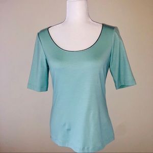 NWOT Lafayette 148 scoop neck top